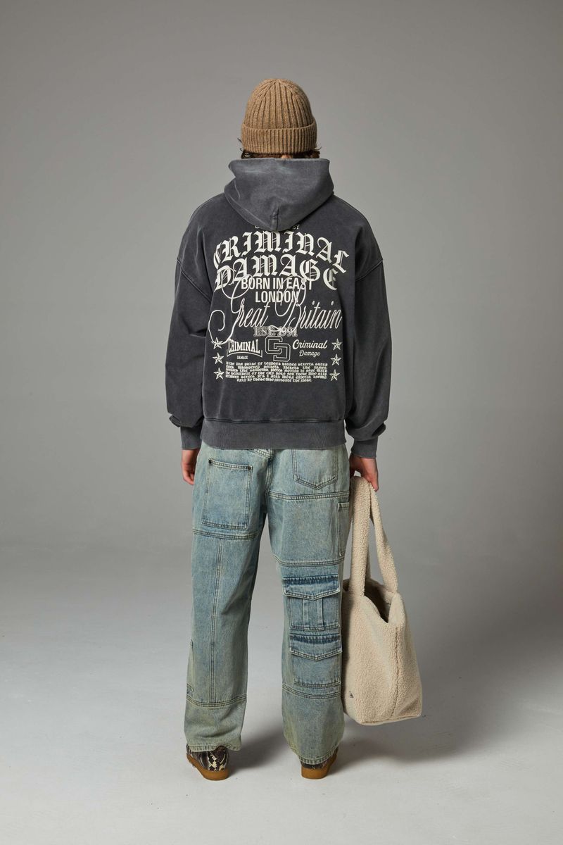 Criminal Damage Logo Mania Hoodie