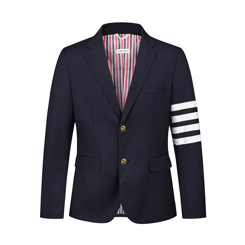 Men's four-piece white suit