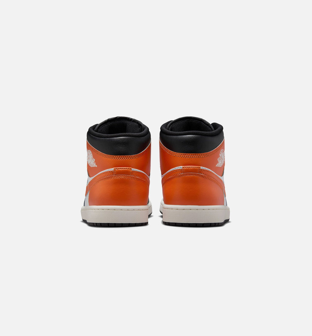 Air Jordan 1 Mid – Men's Lifestyle Shoe in Starfish/White/Sail/Black