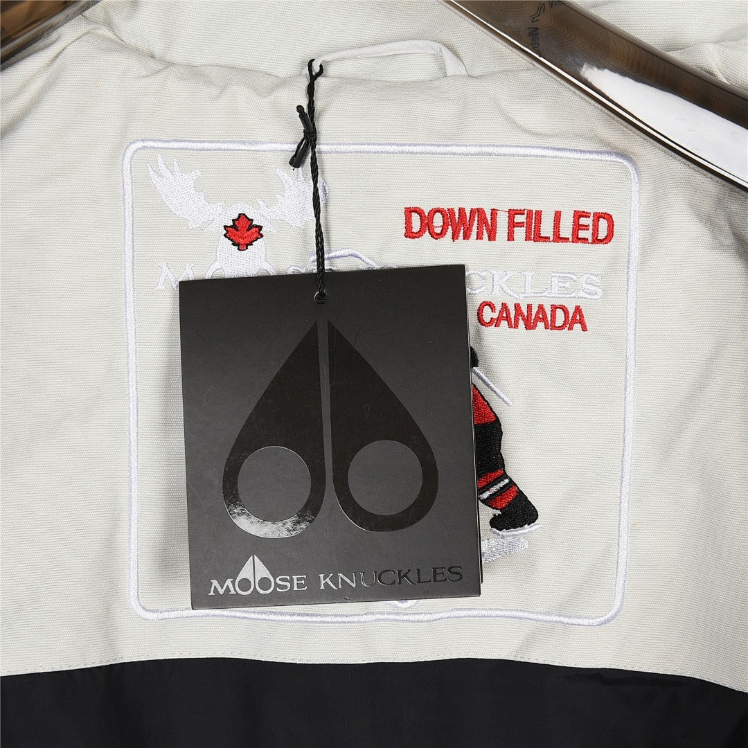 Moose Knuckles White Down Vest