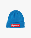Supreme New Era Box Logo Beanie (FW22) Blue