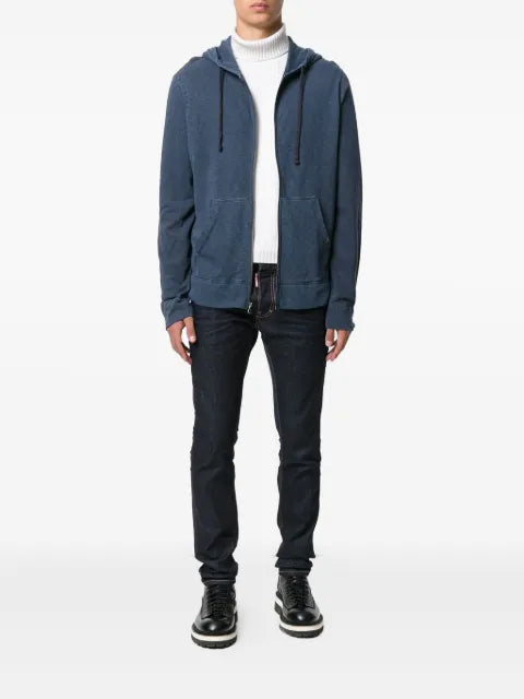 James Perse cotton zip-up hoodie