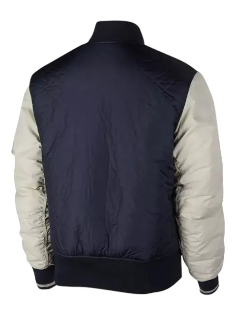 Nike embroidered-logo bomber jacket