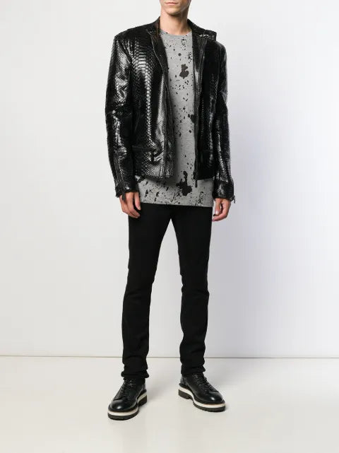 Philipp Plein classic biker jacket