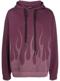 Vision Of Super flame-print cotton hoodie