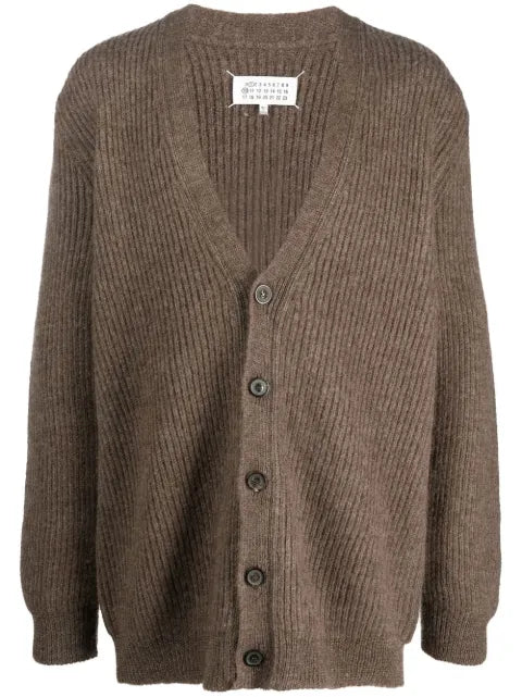 Maison Margiela V-neck alpaca-blend cardigan