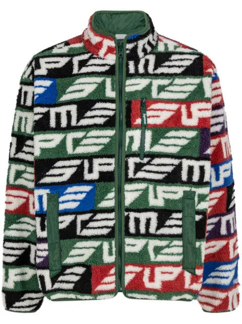 Supreme Geo reversible windstopper fleece jacket