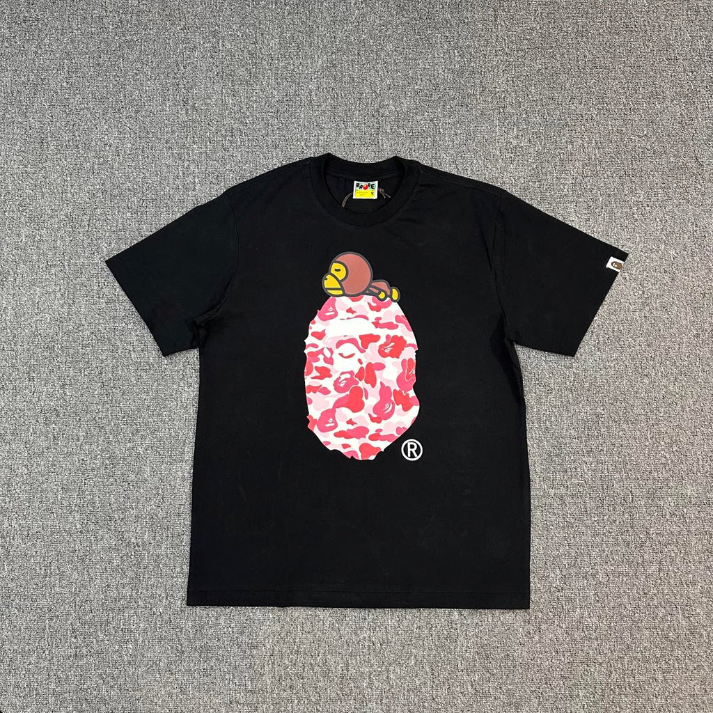 BAPE SS25 ABC Camo Baby Milo Ape Head Oversized Heavyweight Unisex T-Shirt