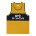 Yellow Knit Basketball Jersey