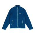 Blue Low Pile Full Zip Fleece Jacket