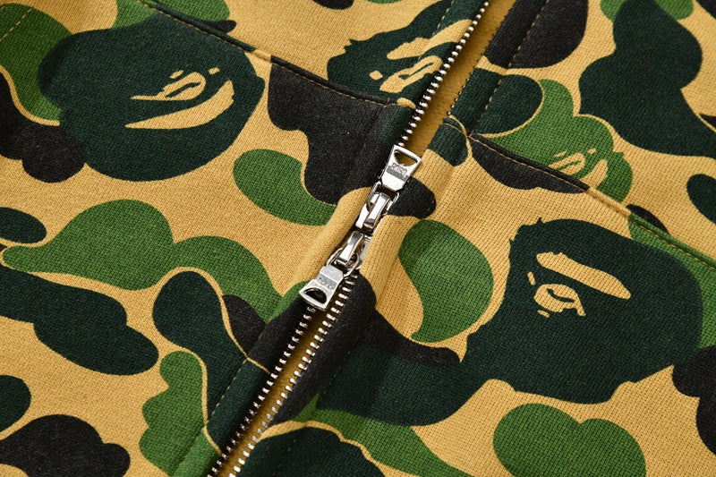 BAPE First Camo Shark Hoodie - Streetwear