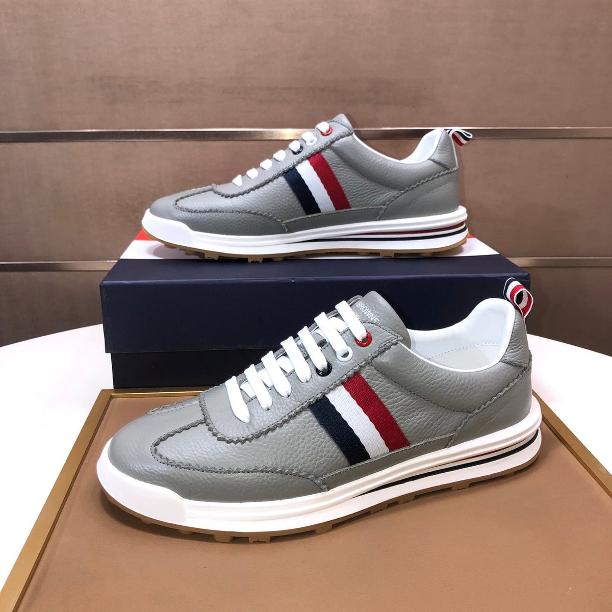 Full-Grain Leather Sneaker III — Classic Court Edition