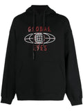44 LABEL GROUP graphic-print cotton hoodie