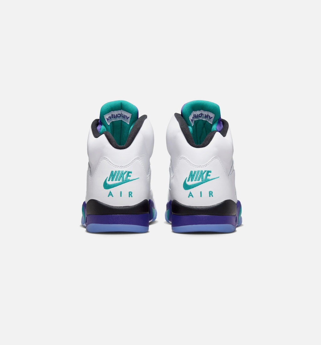 Air Jordan 5 Retro "Grape" Men's Shoe – White/New Emerald/Grape Ice/Black
