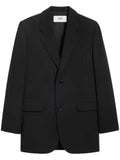 AMI Paris single-breasted virgin wool blazer