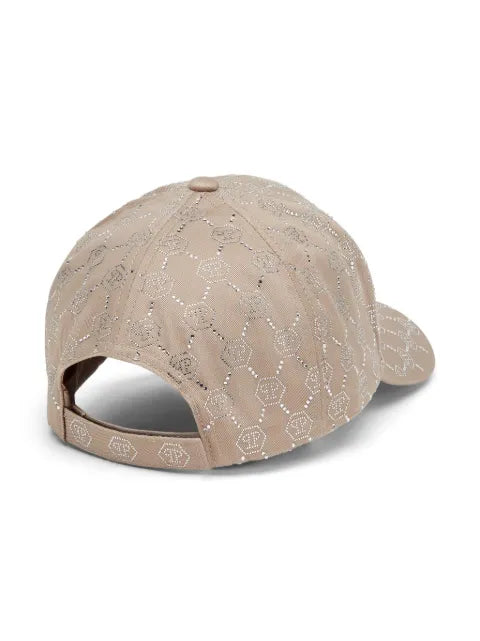 Philipp Plein crystal-embellished baseball cap