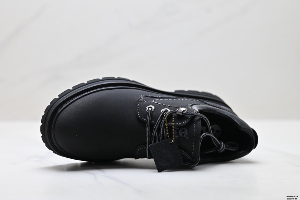 Timberland Black Premium Leather Oxford