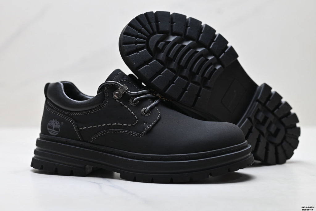 Timberland Black Premium Leather Oxford