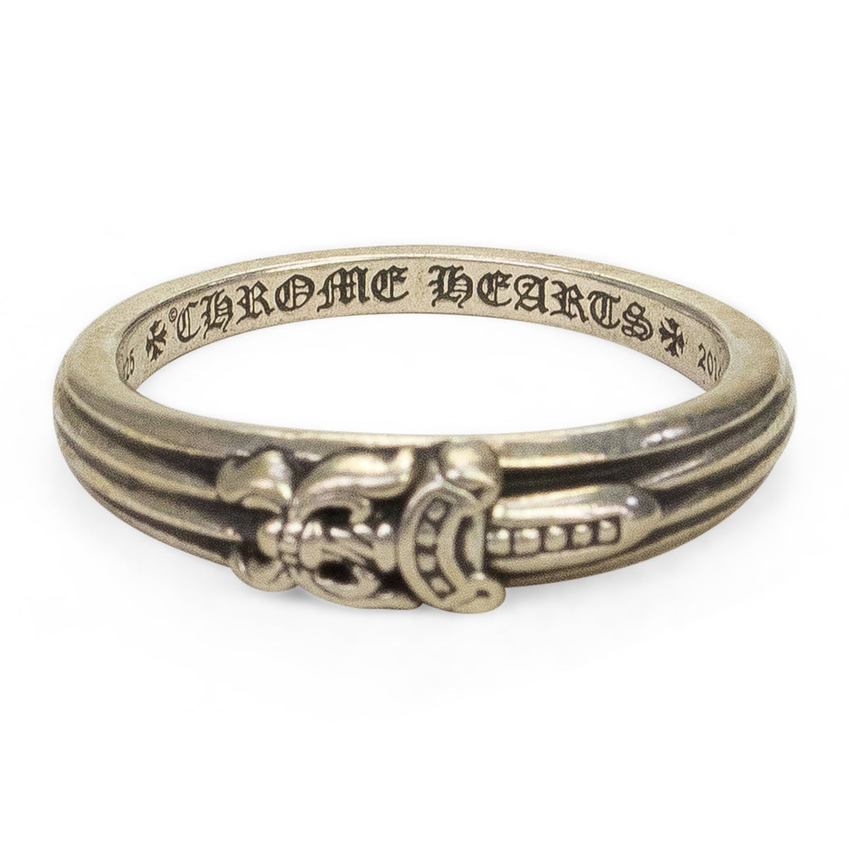 SILVER BABY DAGGER RING