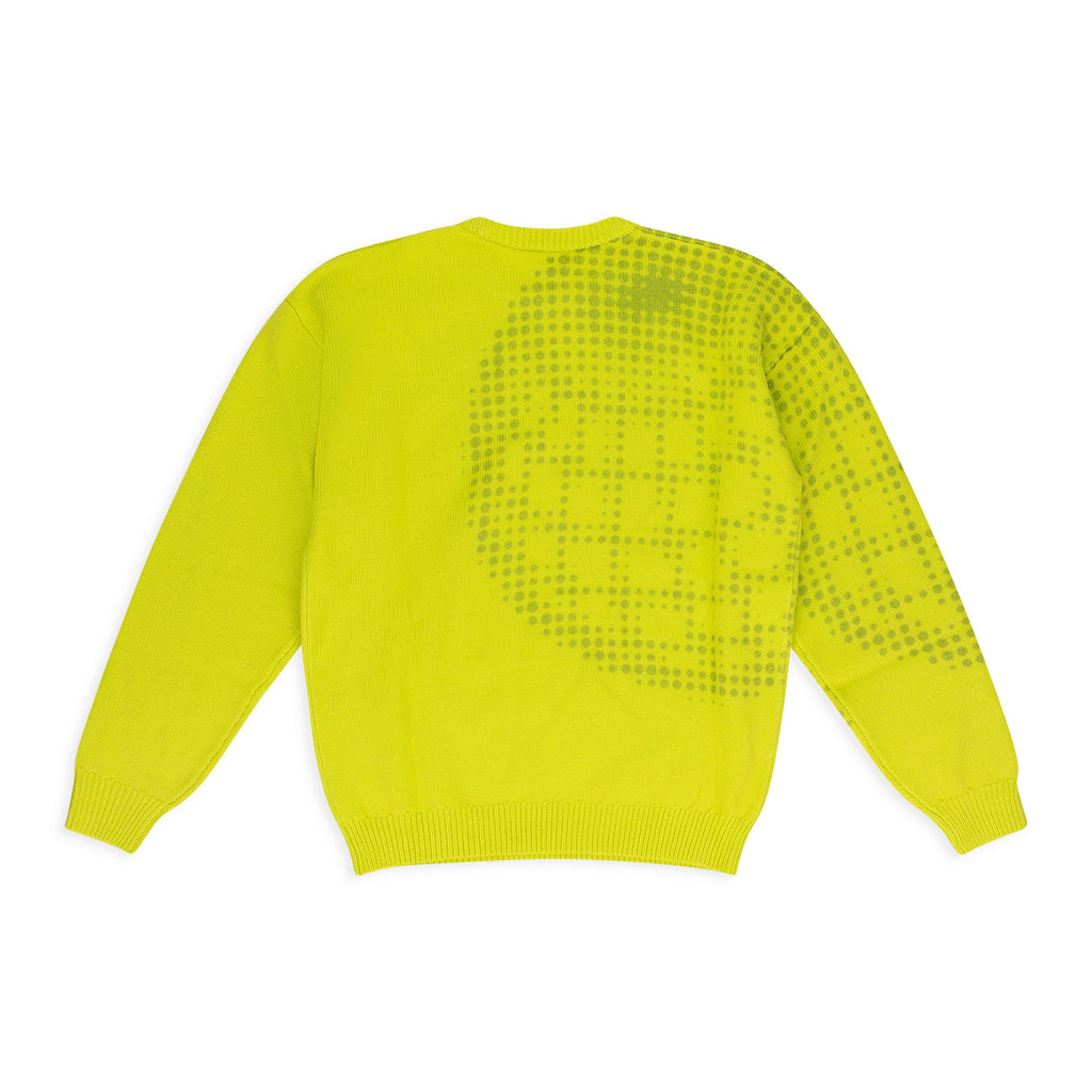 GREEN NEW BALANCE GEO PRINT CREWNECK