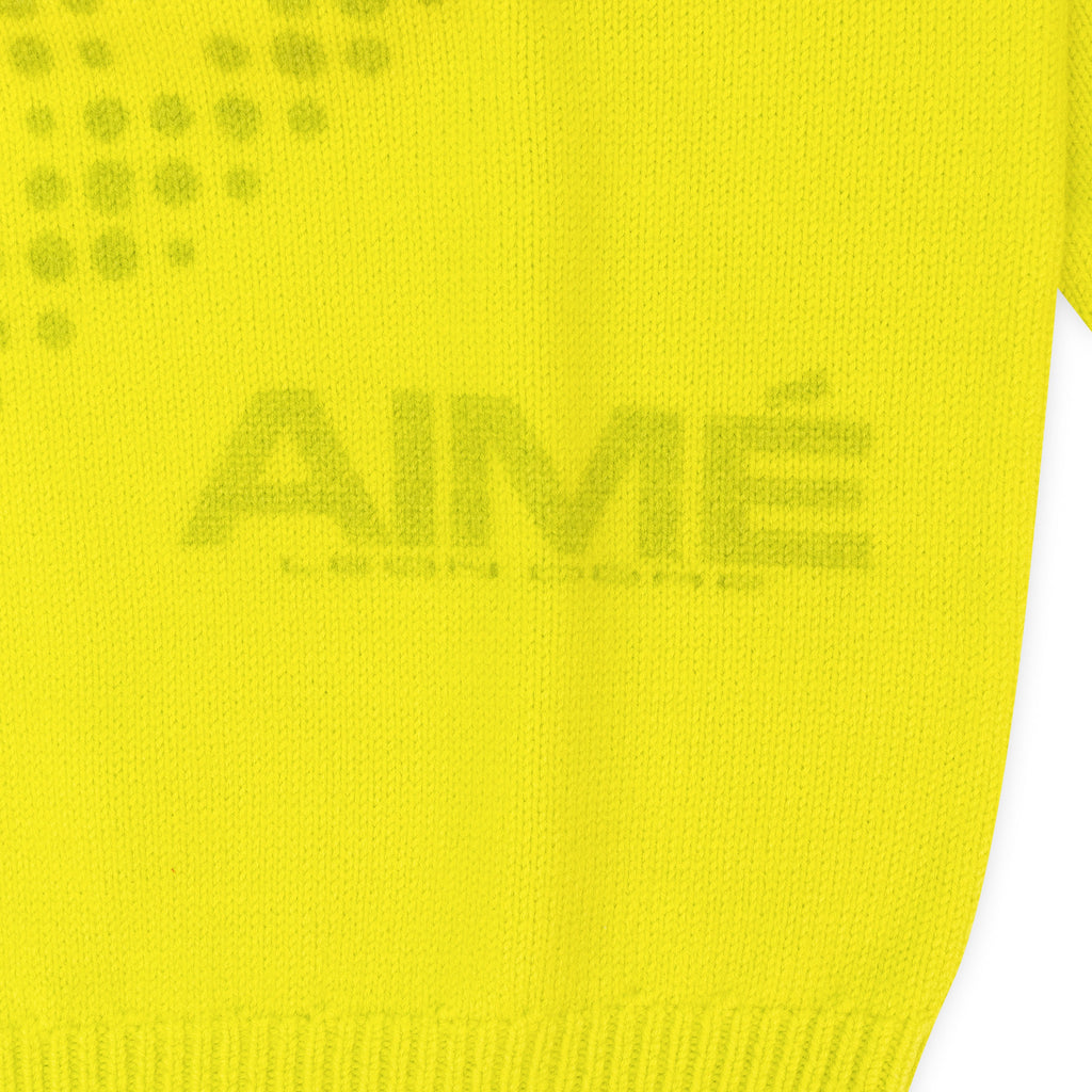 GREEN NEW BALANCE GEO PRINT CREWNECK