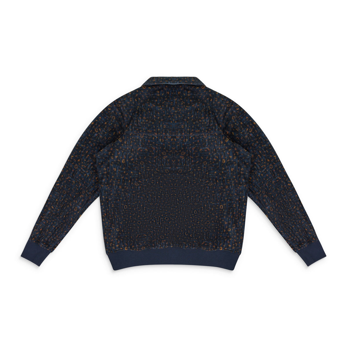 BLACK NEW BALANCE FLEECE POPOVER WORK JACKET