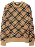 Burberry Check cashmere jumper