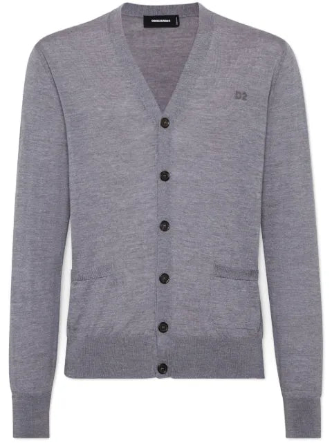 DSQUARED2 D2 wool cardigan