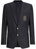 Dolce & Gabbana logo-appliqué blazer
