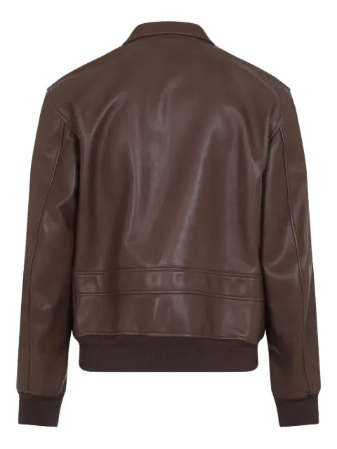 Ralph Lauren Purple Label zip-up leather jacket