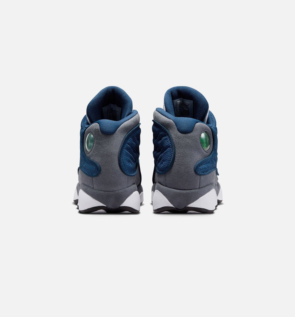Air Jordan 13 Retro “Navy and Flint Grey” Big Kids' Lifestyle Shoes (GS)