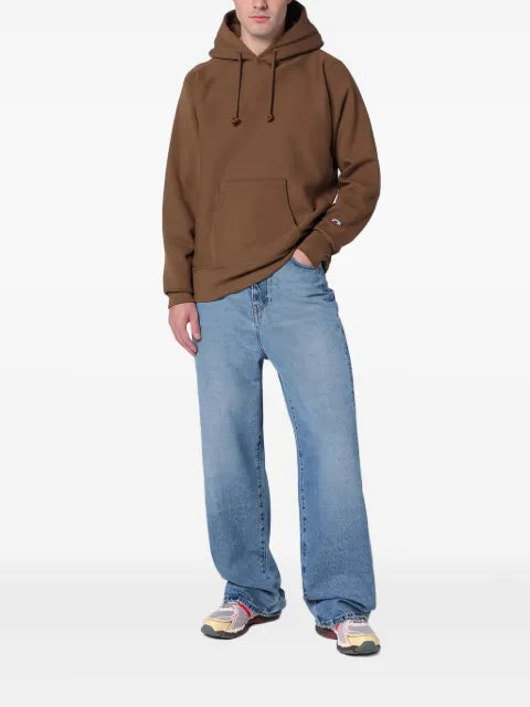Champion logo-patch cotton hoodie
