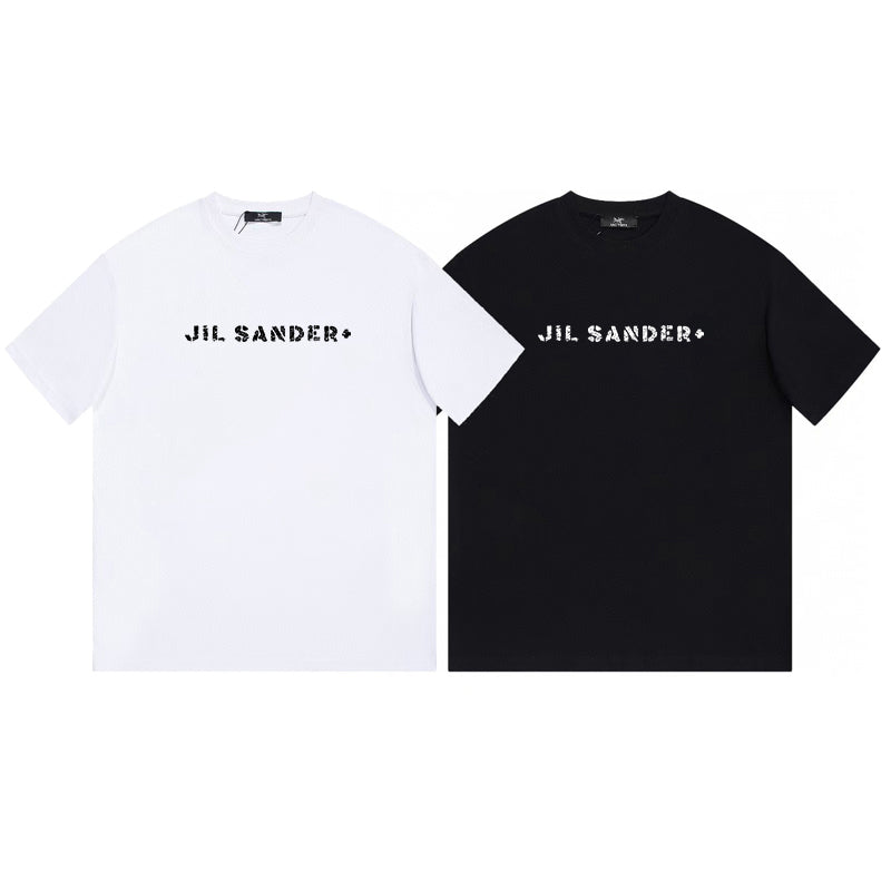 Jil Sander Distressed Logo Unisex Short‑Sleeve T‑Shirt