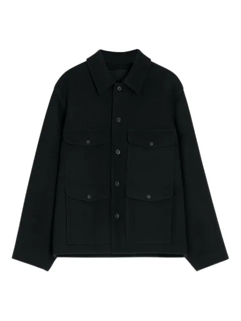 LEMAIRE patch-pocket buttoned shirt jacket