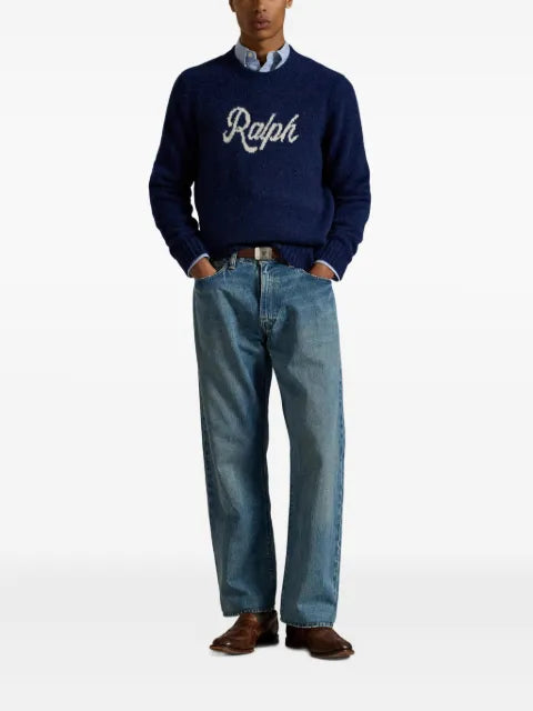 Polo Ralph Lauren logo-intarsia jumper