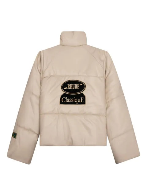 RHUDE embroidered puffer jacket