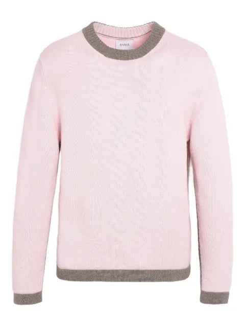 Barrie round-neck cashmere knit