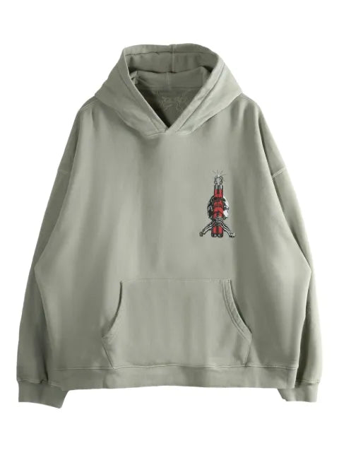 D-R-G-N graphic-print hoodie