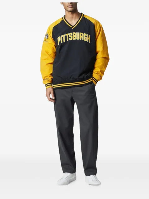 Mitchell & Ness MLB Pittsburgh Pirates logo-embroidered sweatshirt