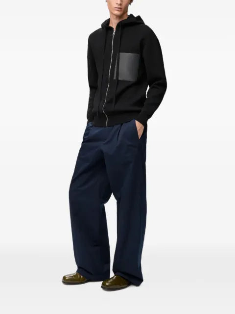 LOEWE zip-up hoodie in wool