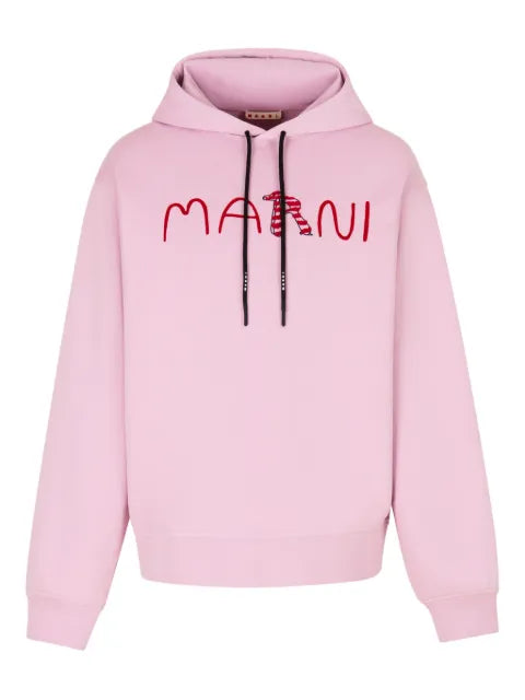 Marni logo-printed hoodie