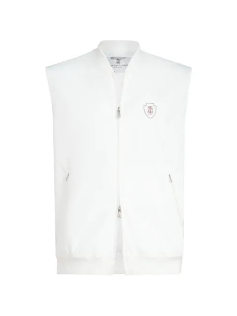 Brunello Cucinelli nylon vest with logo