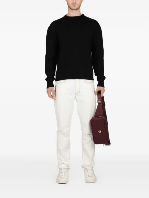 PLACE OF ËLMS embroidered crew-neck sweater
