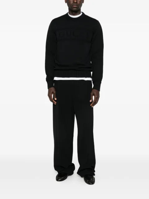 Gucci knit cotton wool sweater with intarsia