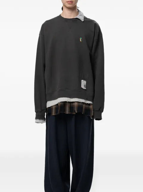 Maison MIHARA YASUHIRO layered sweatshirt