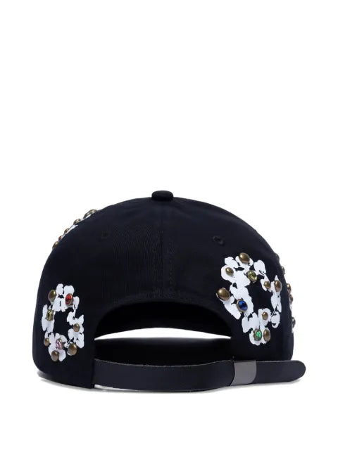 denim Tears wreath-print baseball cap