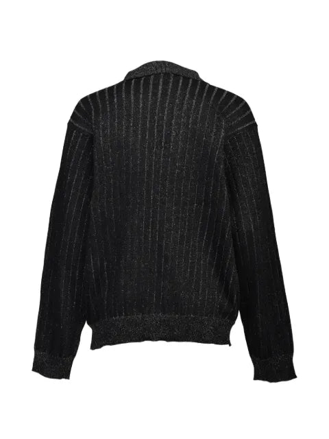 BREATH ribbed patch-pocket cardigan