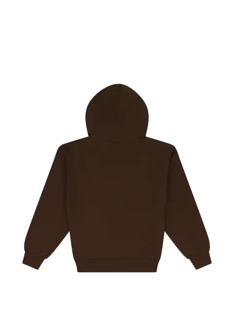 SP5DER rhinestone-embelished web-motif hoodie