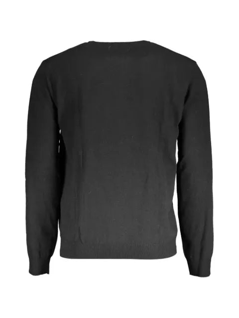 La Martina logo-embroidered merino wool sweater
