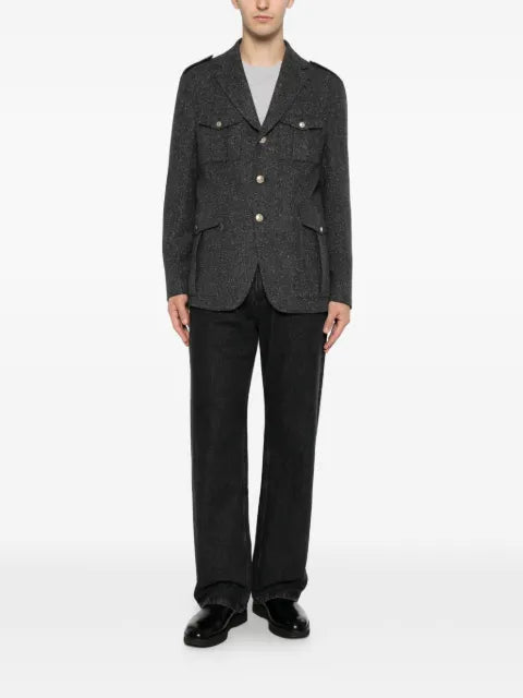 Eleventy epaulette-detail jacket